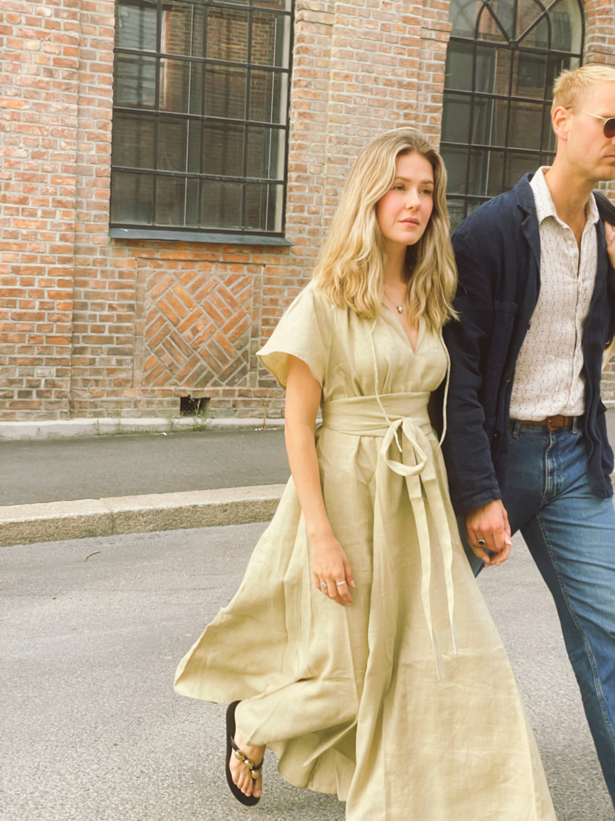 Vienna Dress – Sand – Long