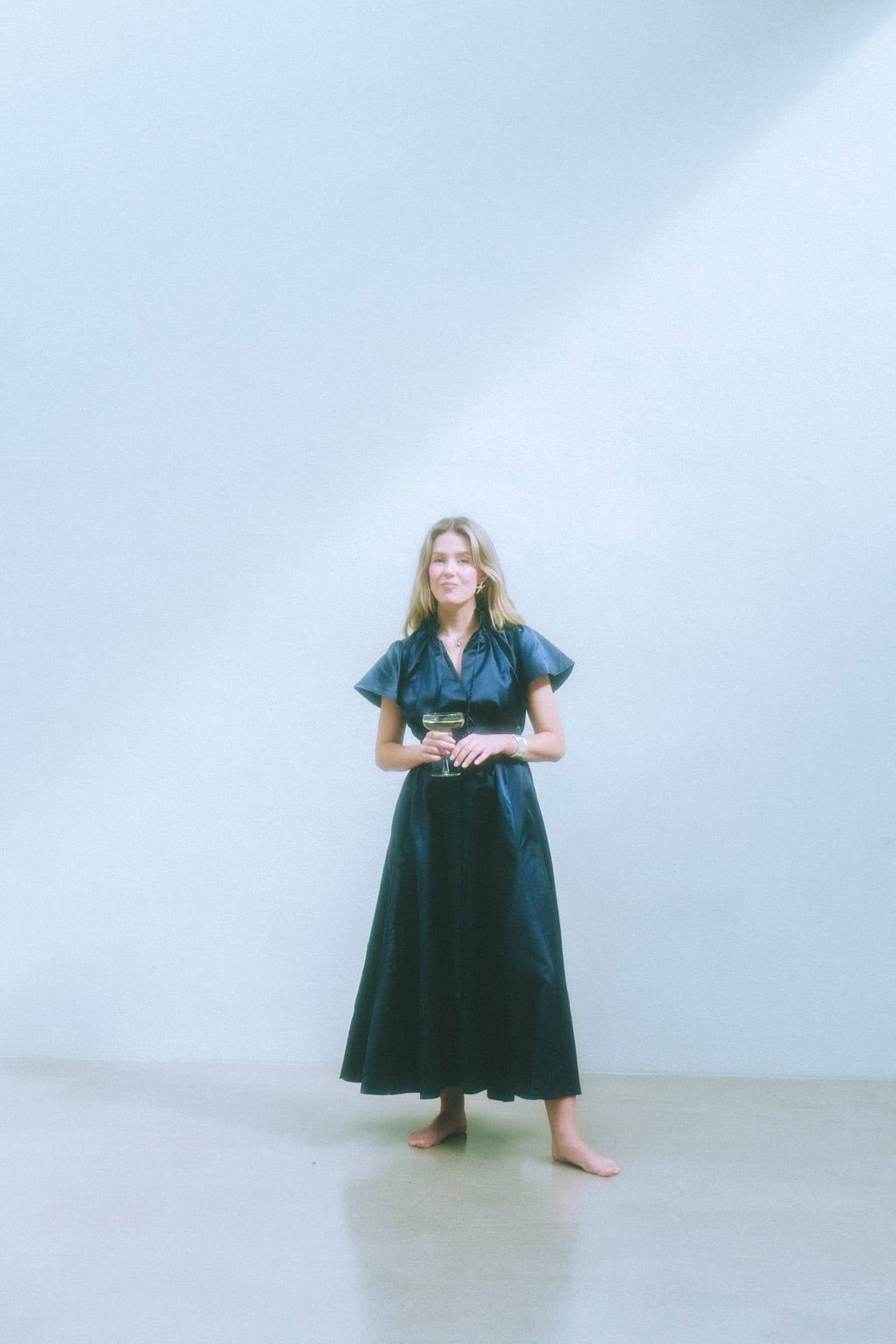 Vienna Dress Midnight Blue – Long