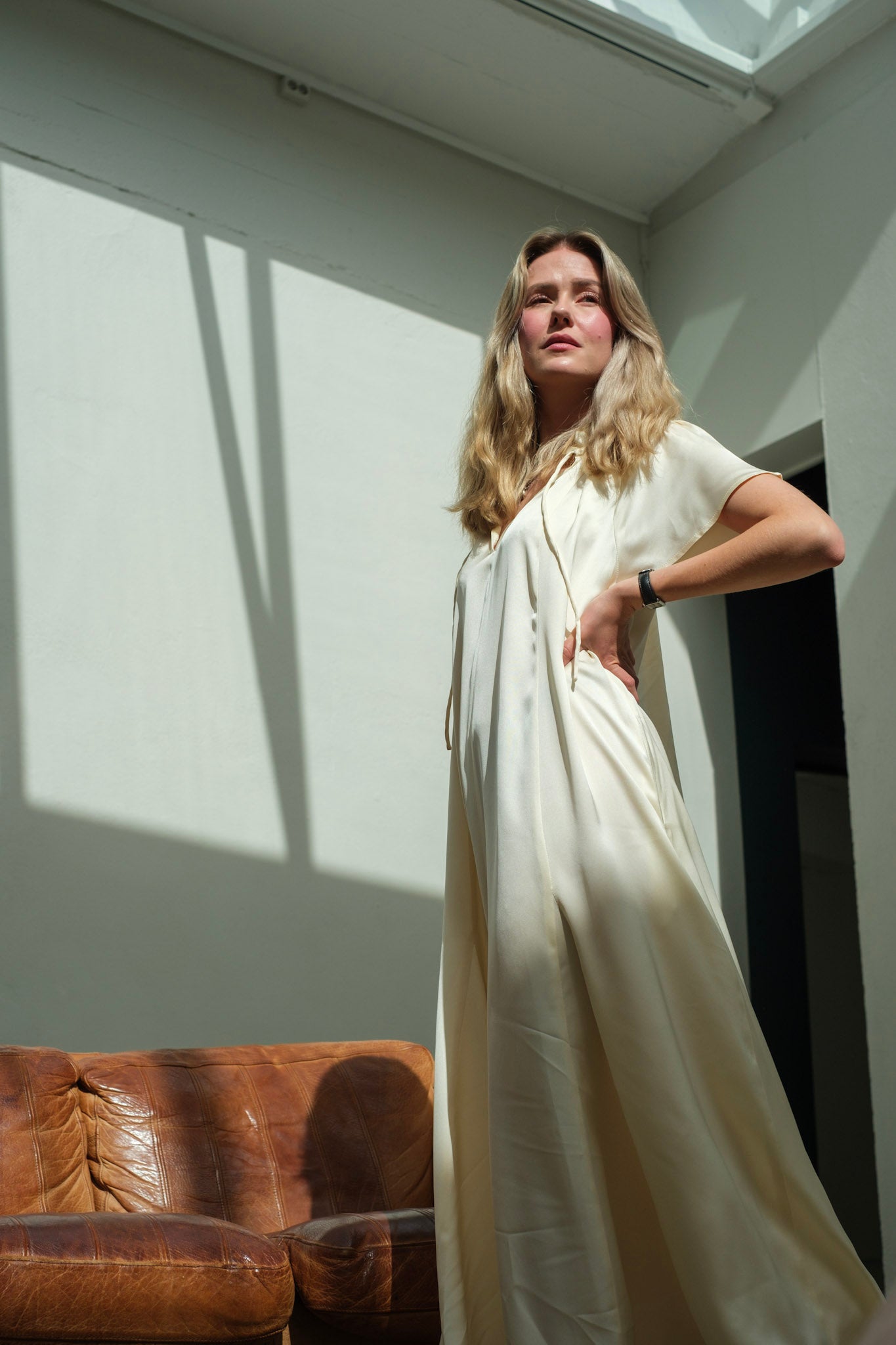 Vienna Dress – White Ivory – Long