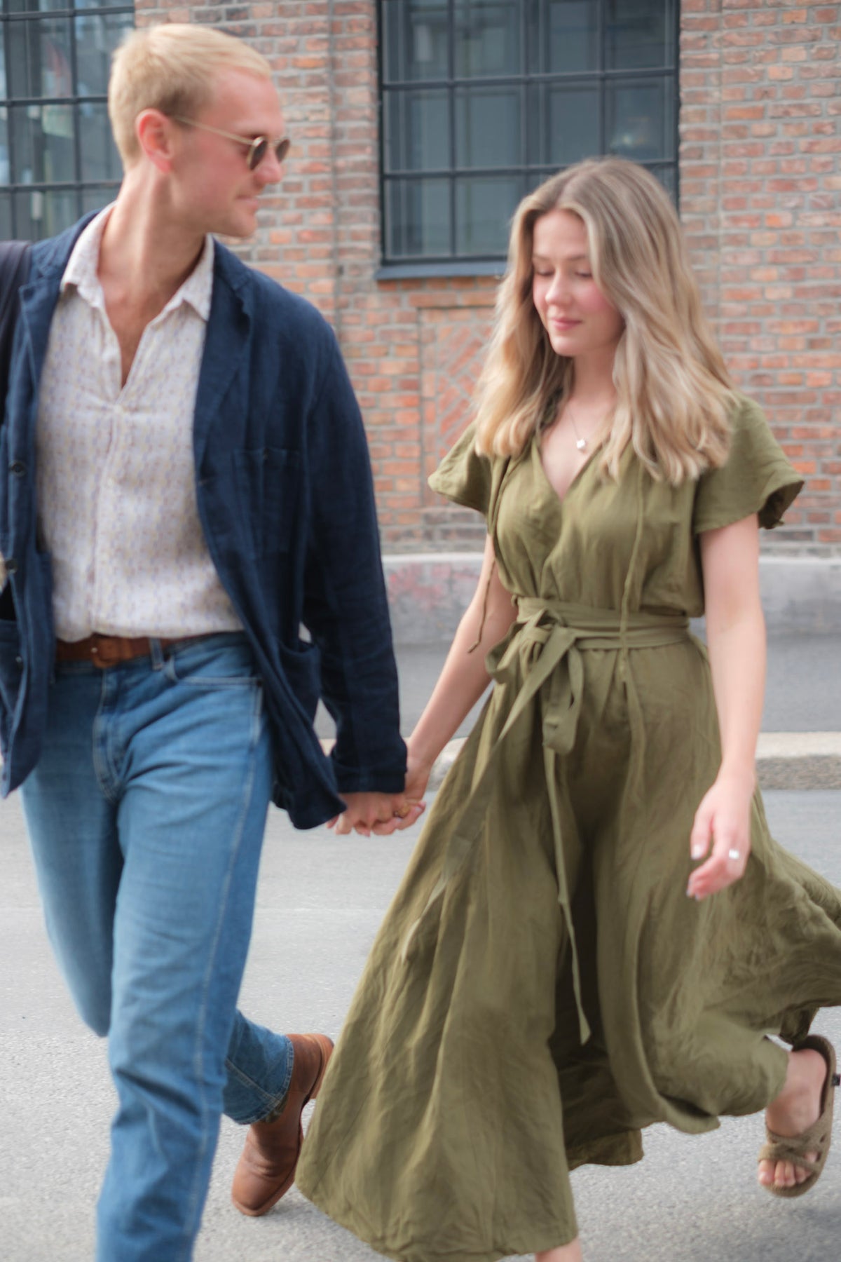 Vienna Dress – Olive – Long