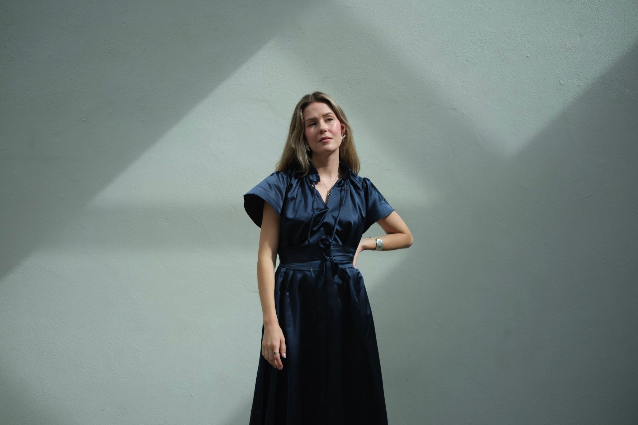 Vienna Dress Midnight Blue – Long