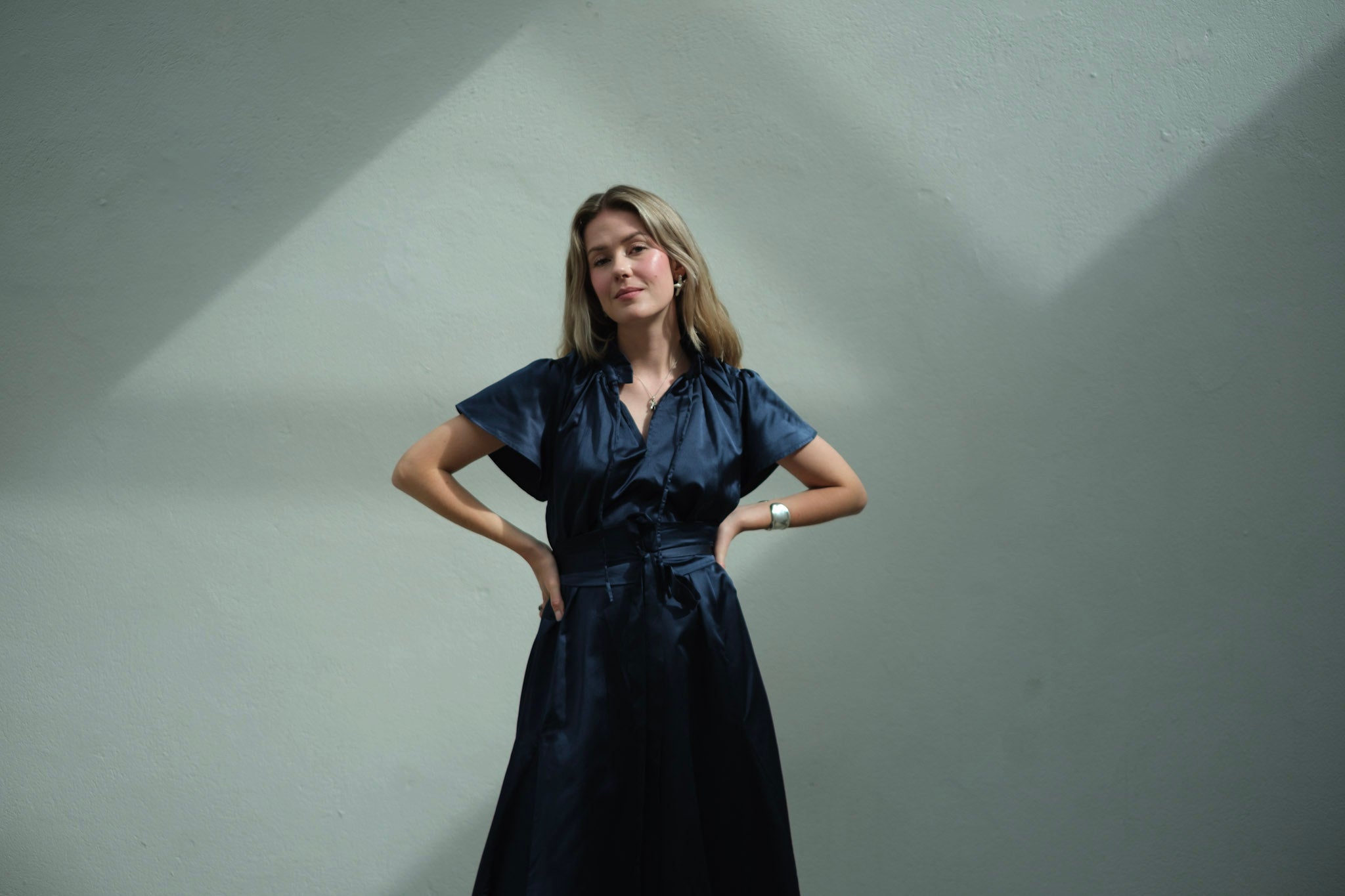 Vienna Dress Midnight Blue – Long